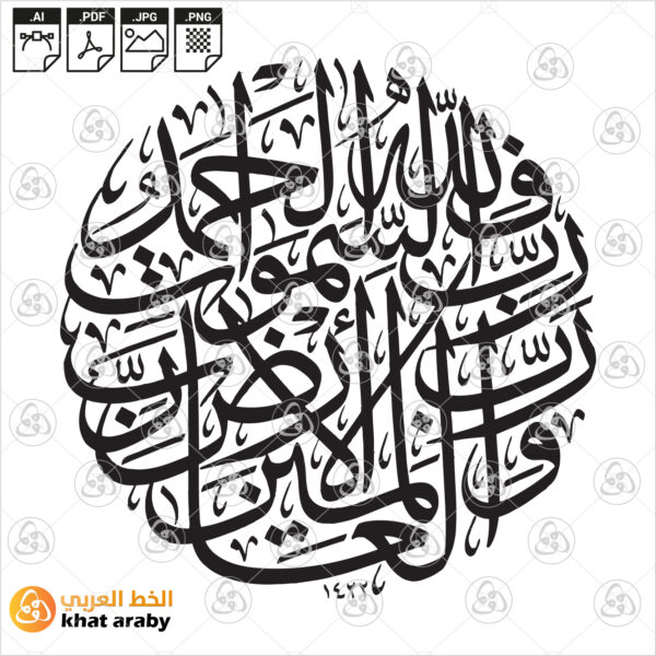 فلله الحمد رب السماوات ورب الارض رب العالمين