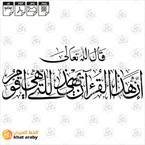 قال الله تعالى ان هذا القرءان يهدي للتي هي أقوم