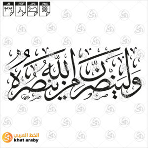 ولينصرن الله من ينصره