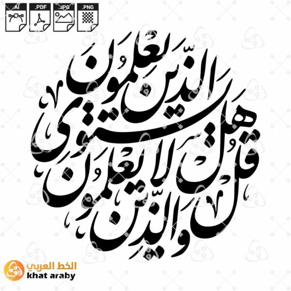 قل هل يستوي الذين يعلمون والذين لا يعلمون