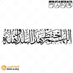 اللهم احفظ هذا البلد واهله